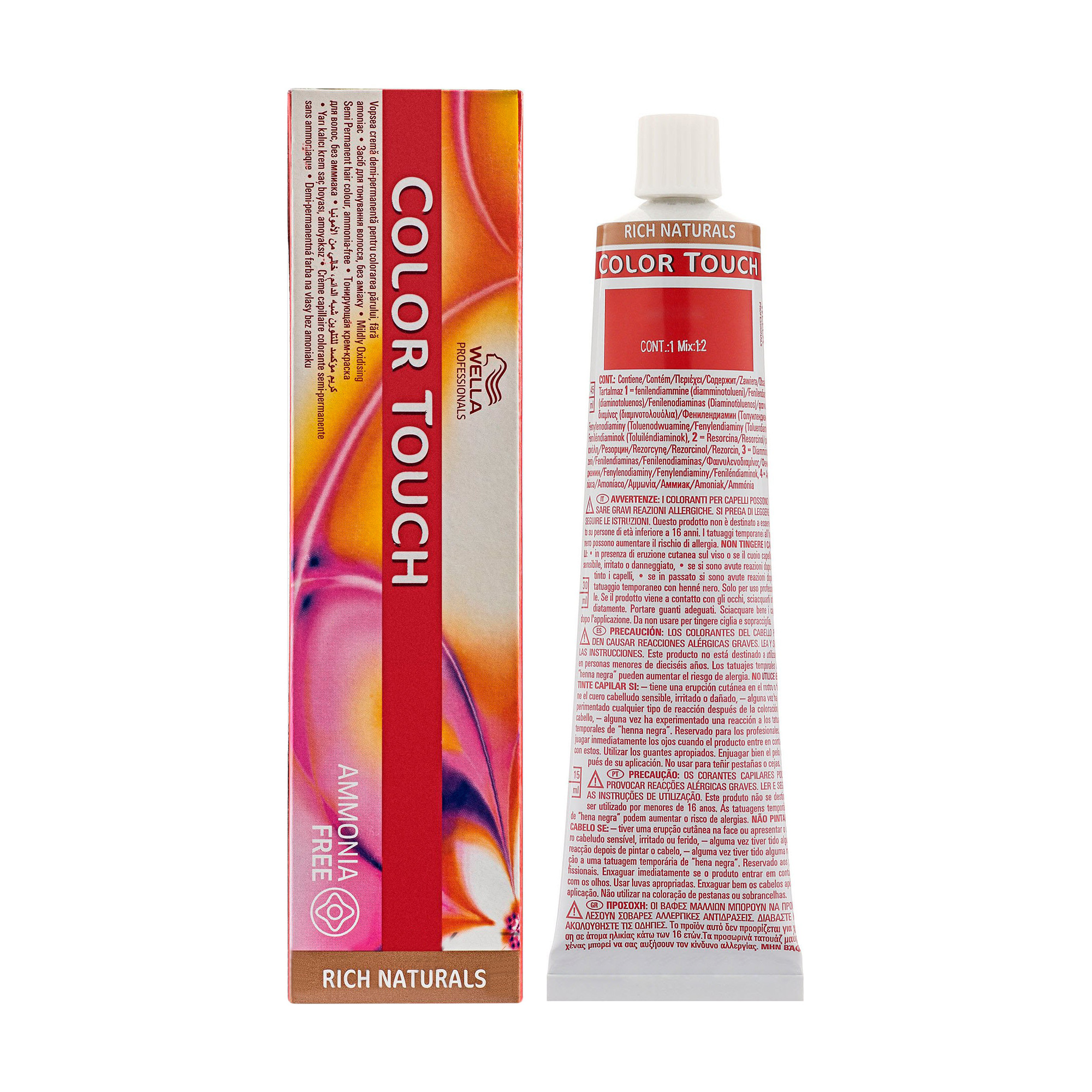 Безаміачна тонувальна крем-фарба для волосся Wella Professionals Color Touch Rich Naturals 7/89, 60 мл